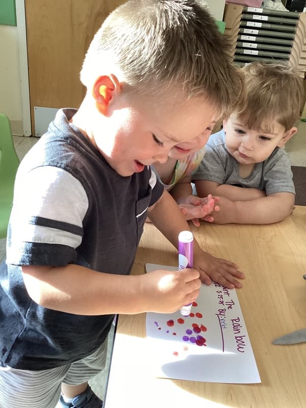 toddler painting