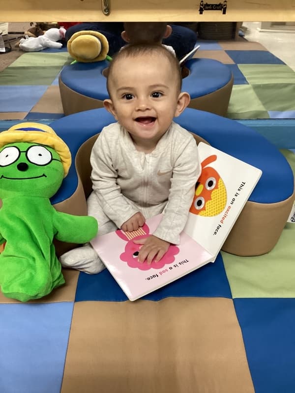 Baby with Book and Og