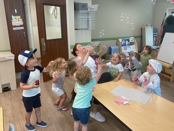 Blowing Bubbles with Ms. Katie