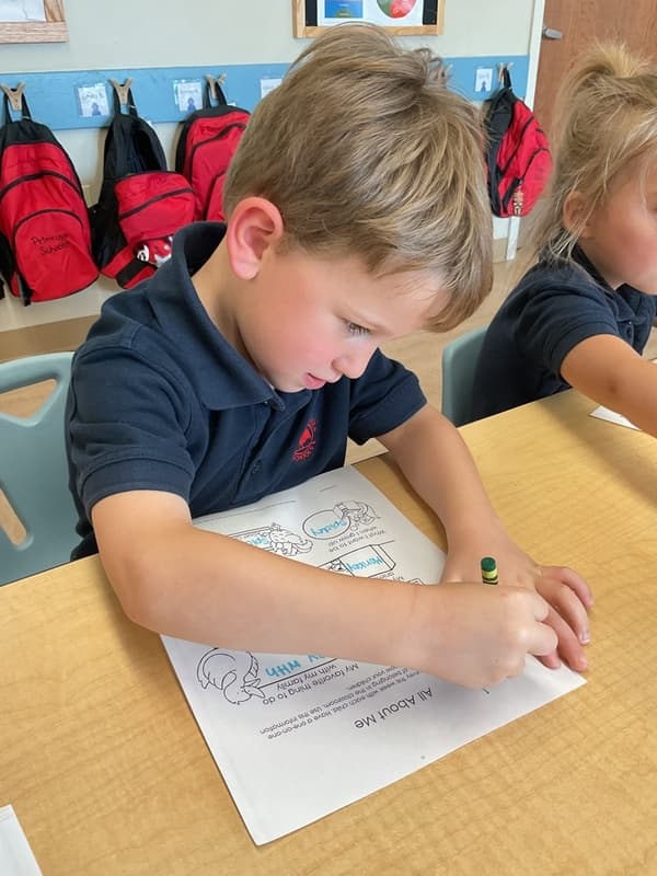 pre-k fours fives pre kindergarten learning circle time small group writing math science steam stem technology fun loving caring