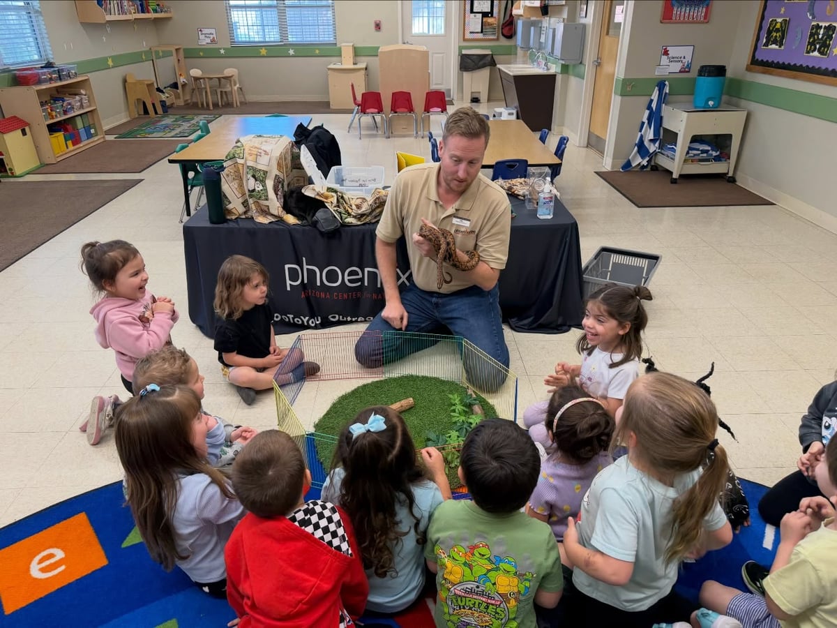 zoo visit to the preschoolers