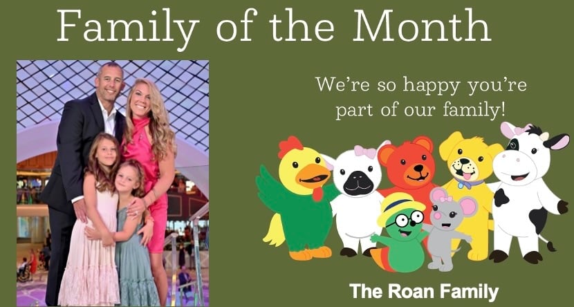 Roan Family, Family of the Month at Primrose Heritage.