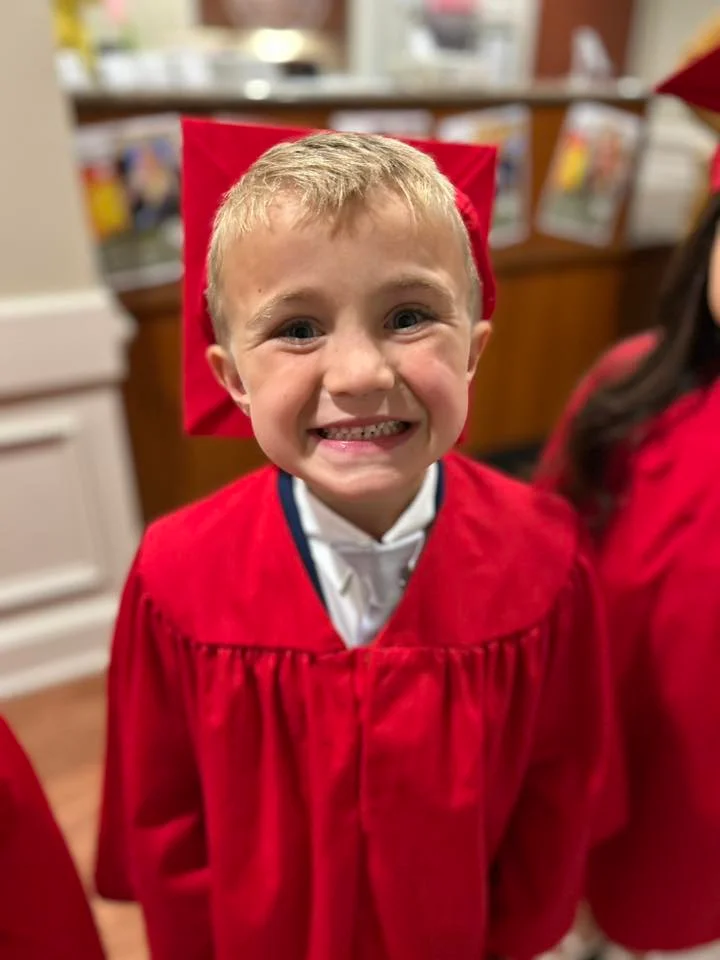 A child smiling