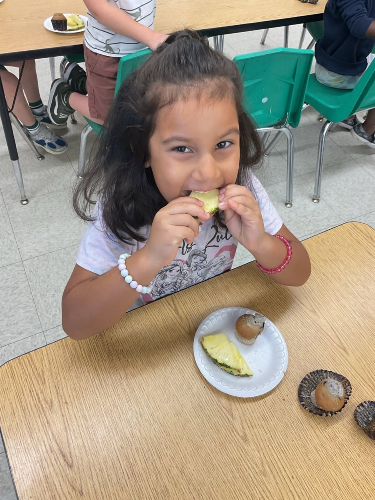 tasting yummy treats