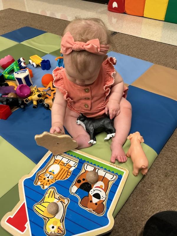 infant program, learn through play