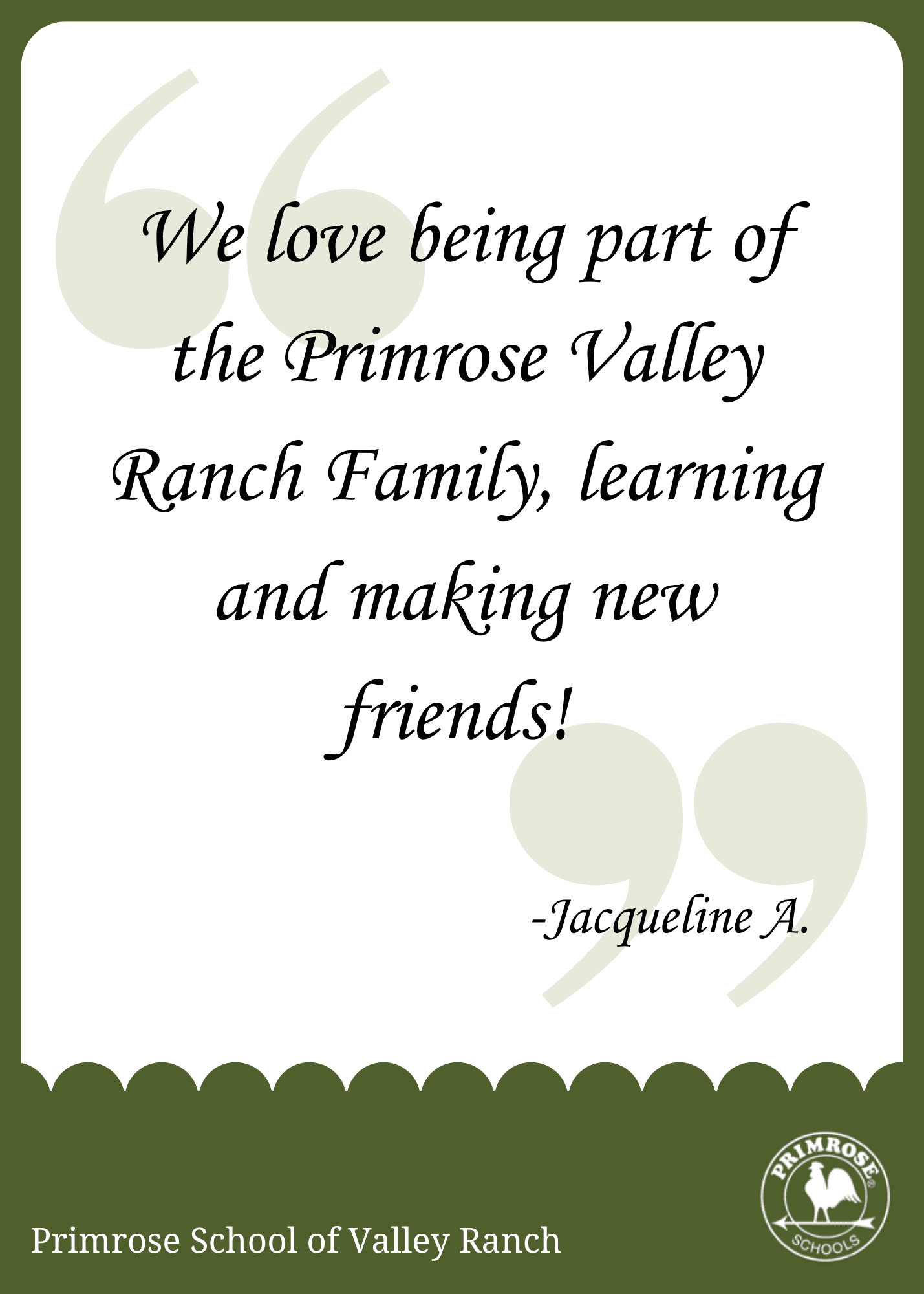 Parent Testimonial
