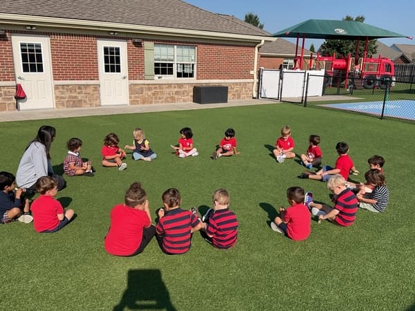 preschool threes learning circle time small group writing math science steam stem technology fun loving caring