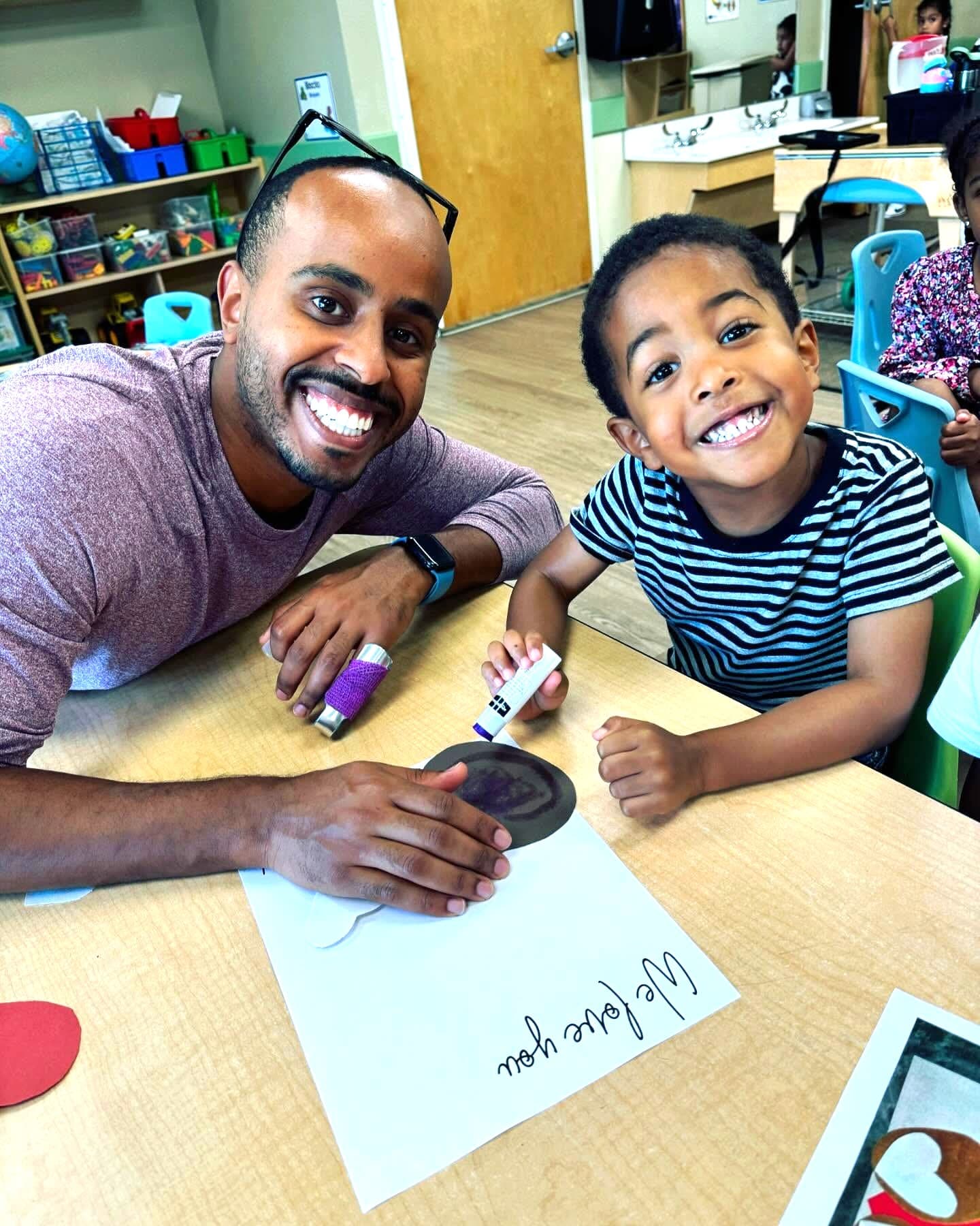 Preschool Student with Parent