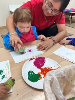 painting with toddlers