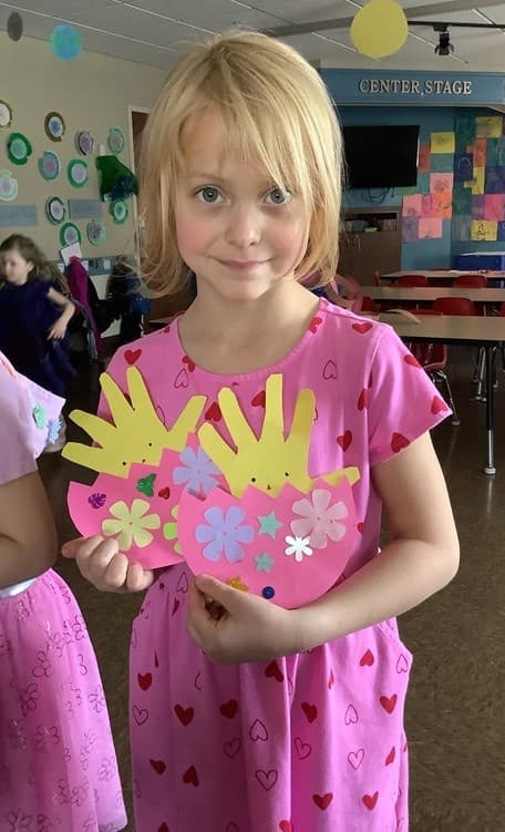 easter egg hands