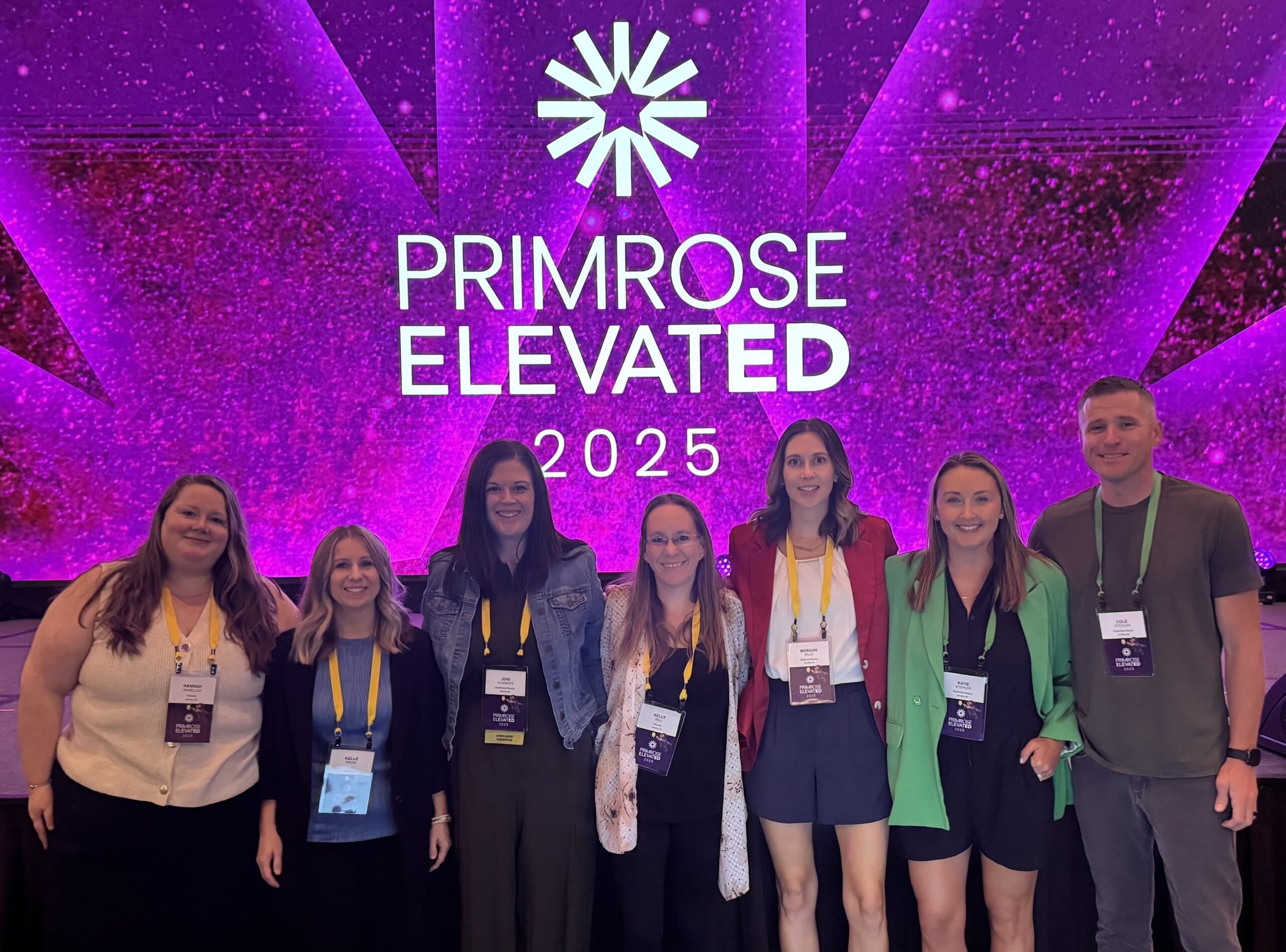 Our Leadership Team Members and Owners at Primrose's ElevatED Conference in Dallas, Texas.