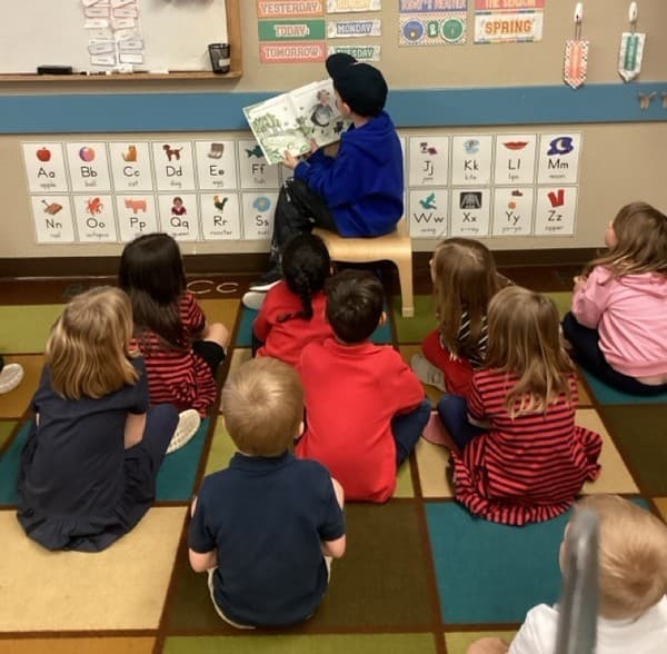 Kids read to kids