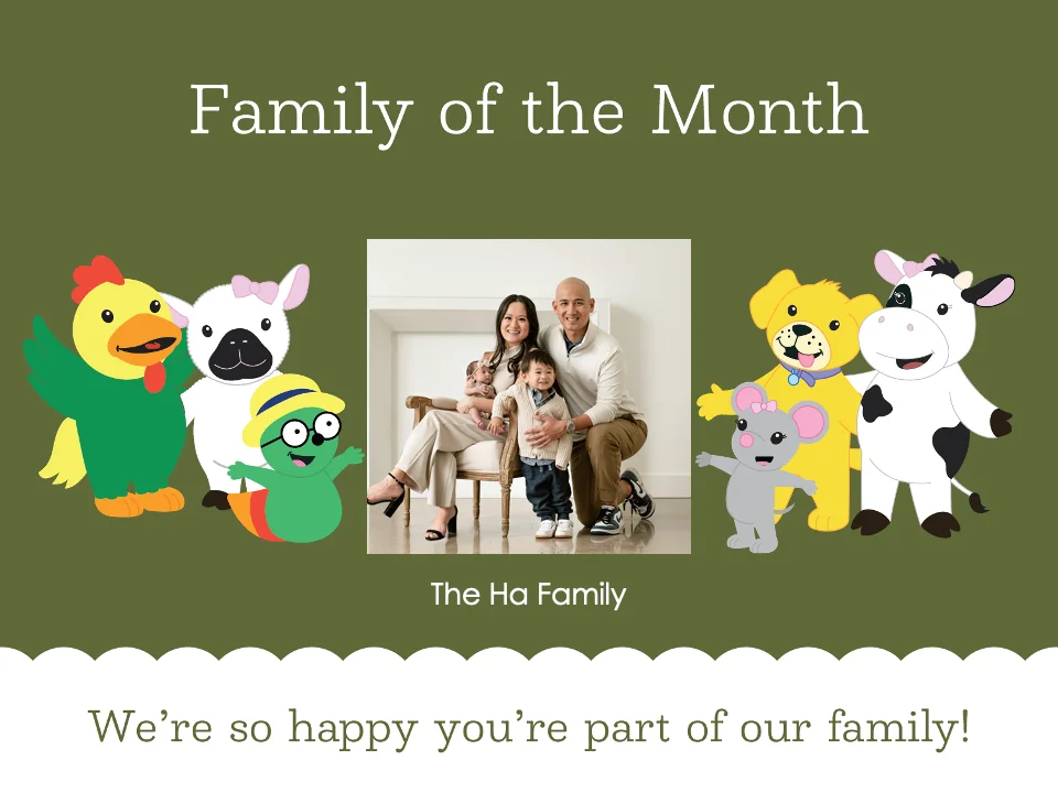 Family of the Month - the Ha Family