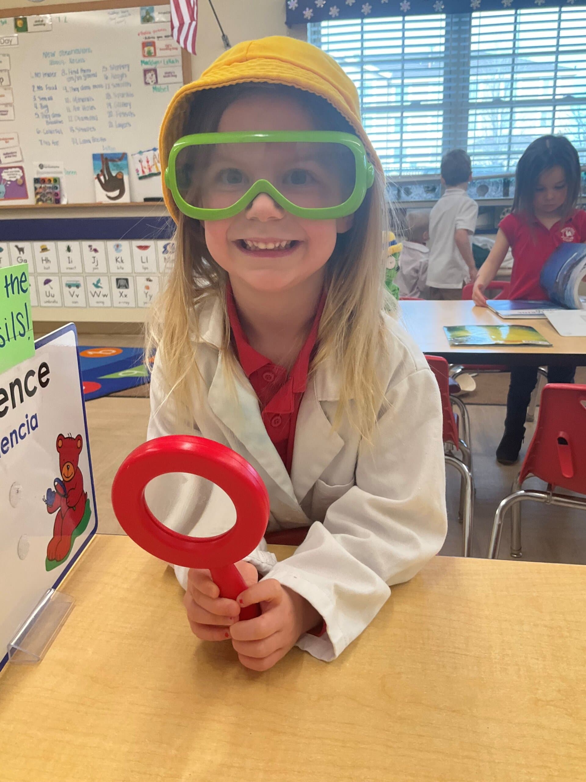 Child Dressed as a Scientist