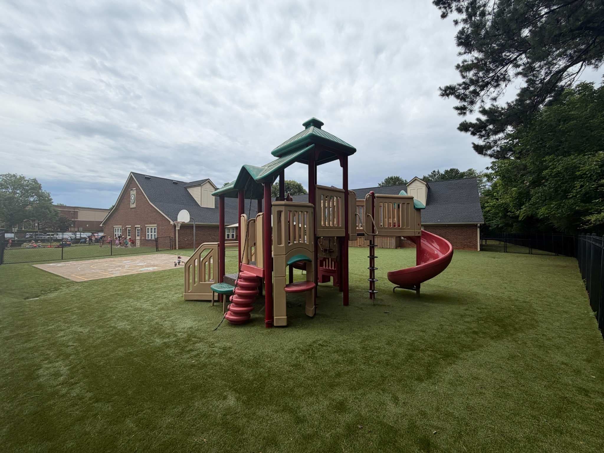Pre-kindergarten playground at Primrose School of Harmony on the Lakes