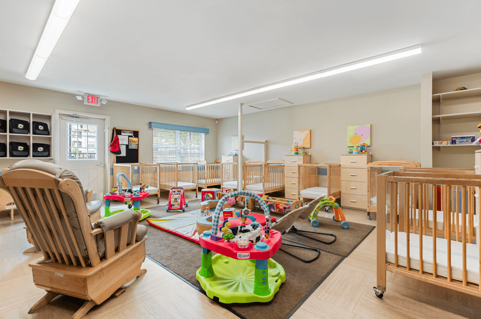 Infant classroom at primrose school of forney at gateway in forney texas