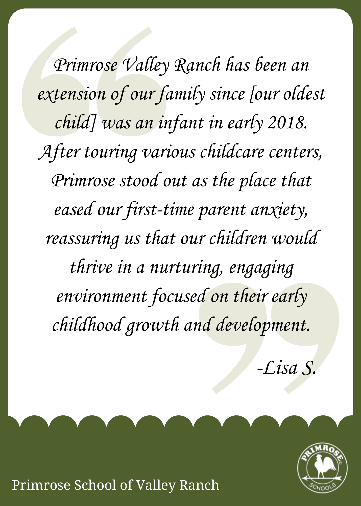 Infant Parent Testimonial