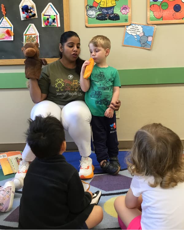 Primrose School of Cottage Grove Preschool Pathways Wondertime with Peanut