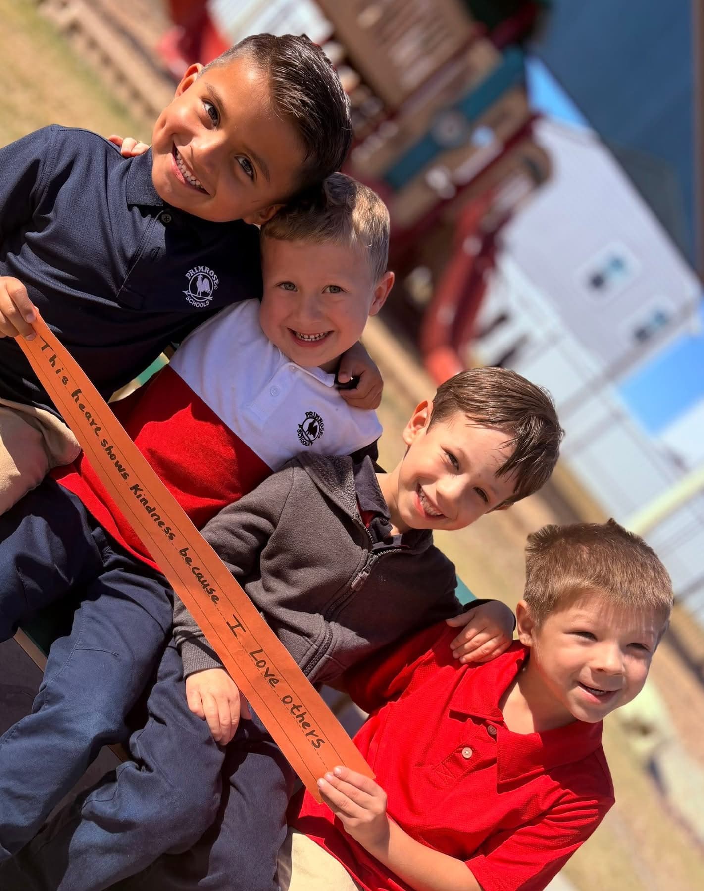 Children playing on the playground at Fort Worth preschool