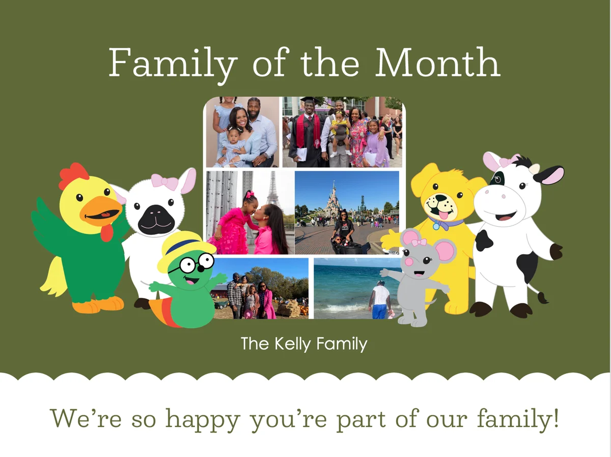 Family of the month, Kelly Family