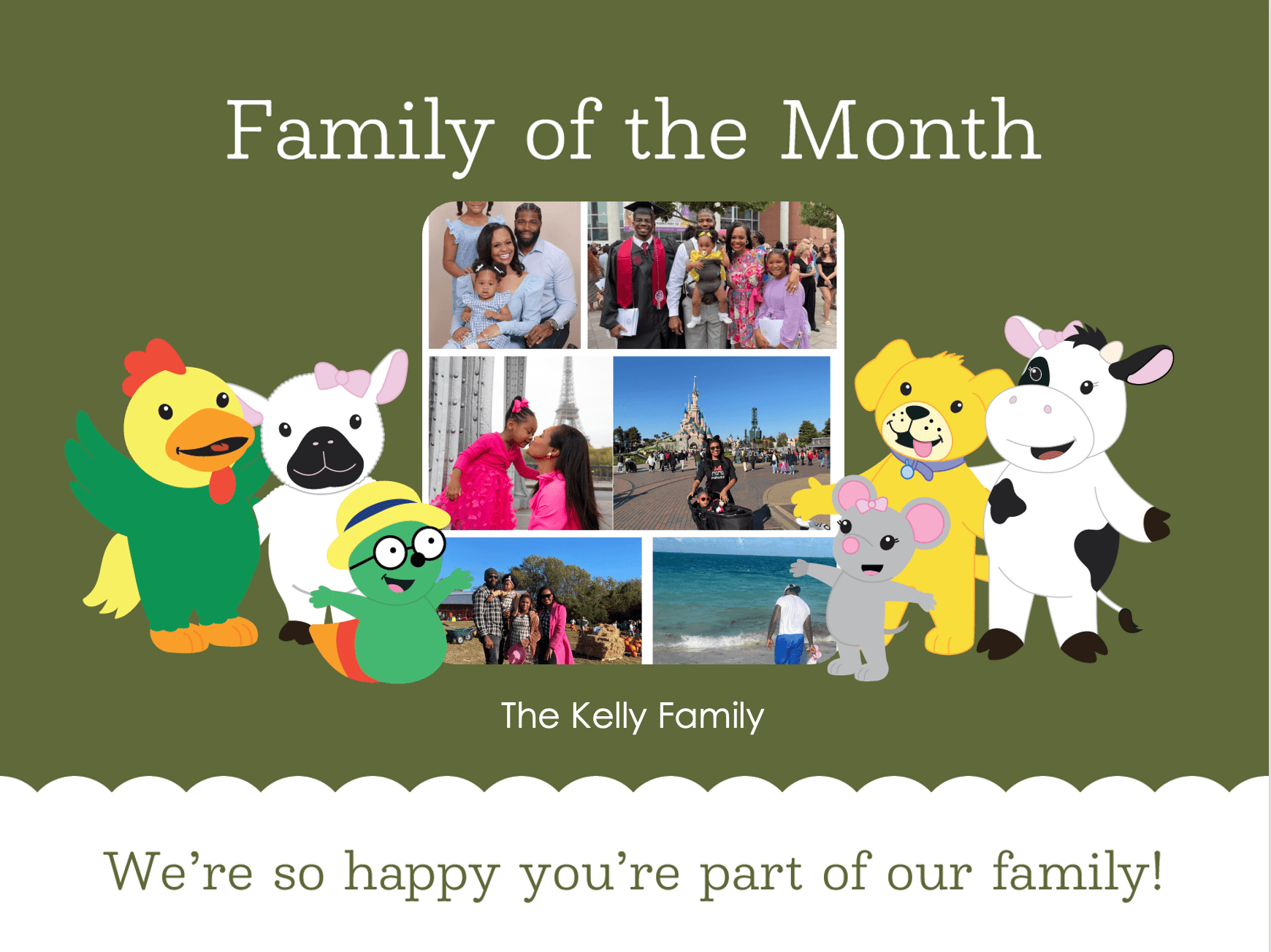 Family of the month, Kelly Family