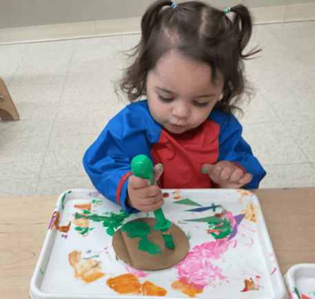 Creative Toddler Artists at Work!