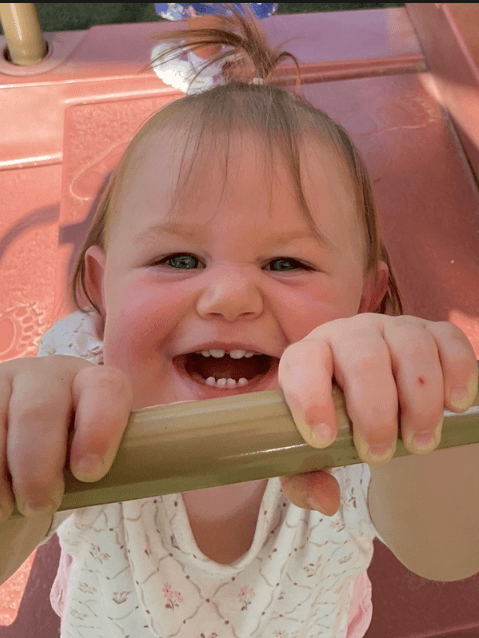 baby smiling