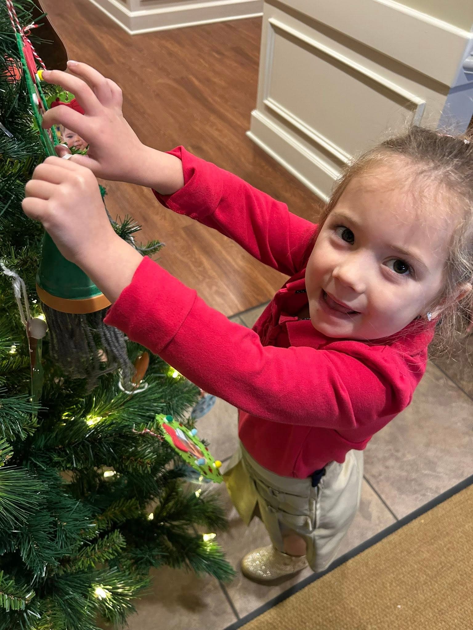 Decorating the tree
