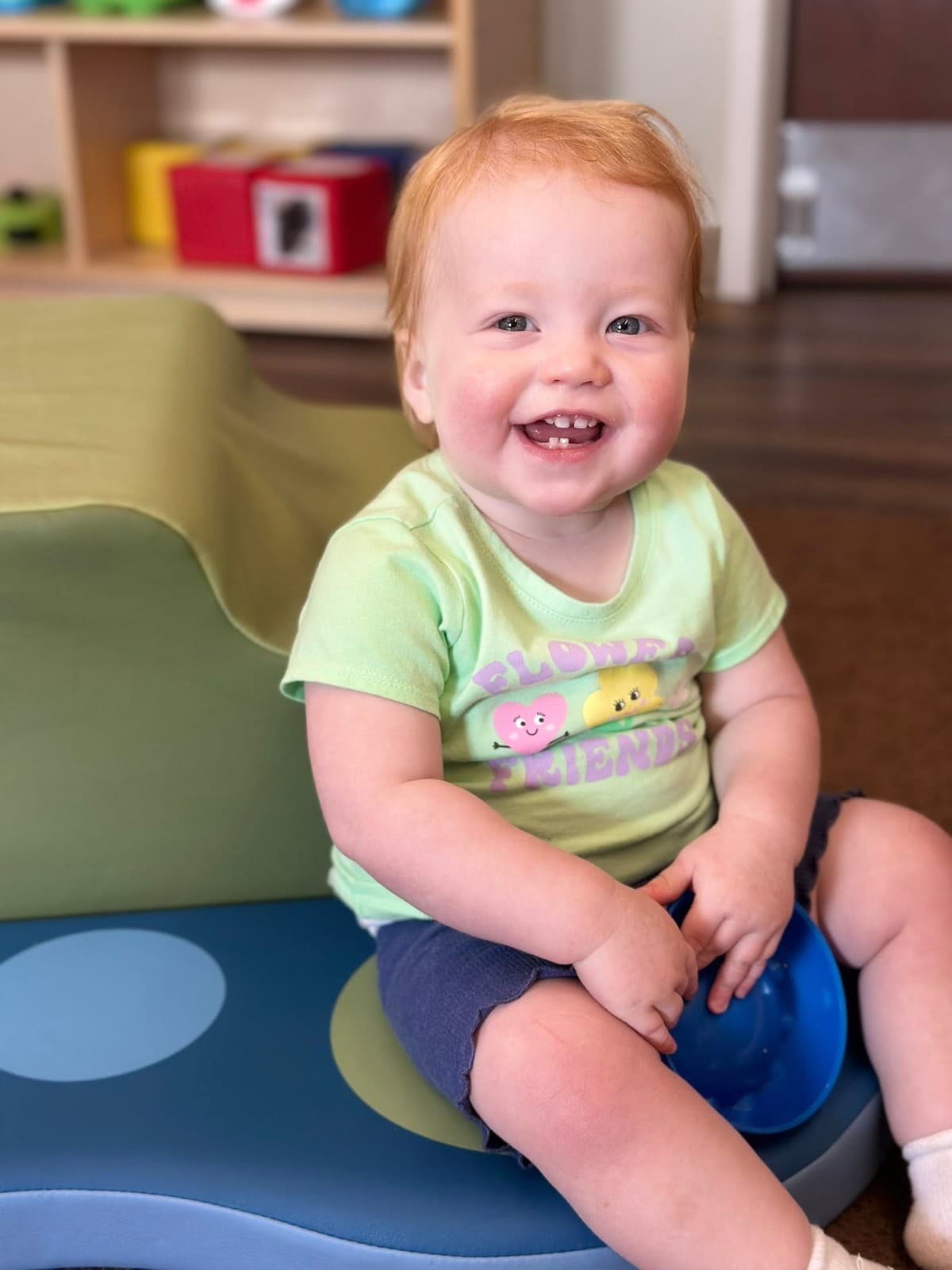 Toddler, learning, smiling