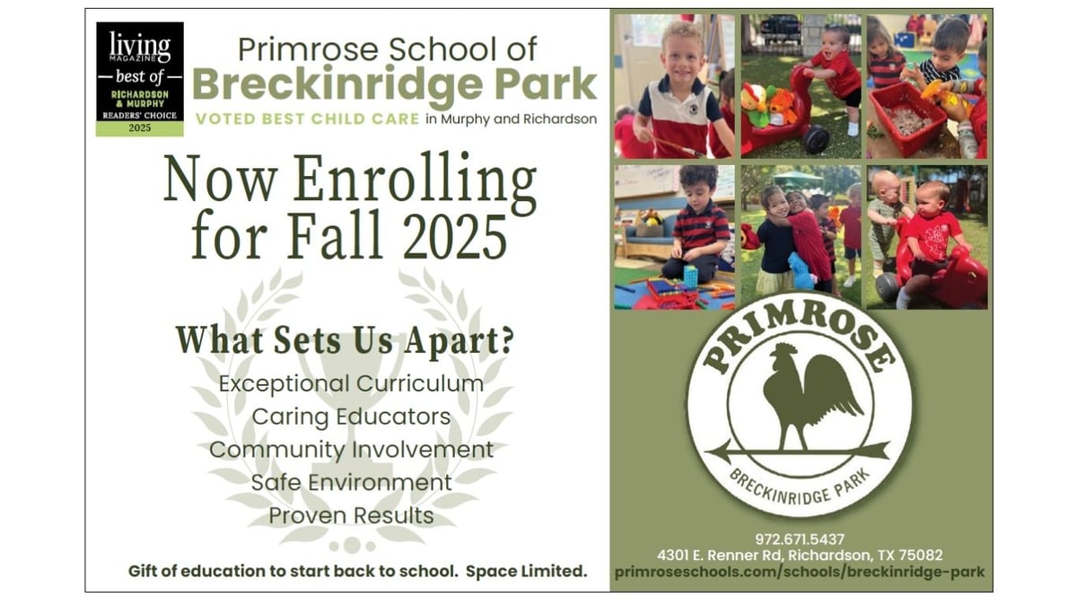 #1 Child Care in Murphy and Richardson