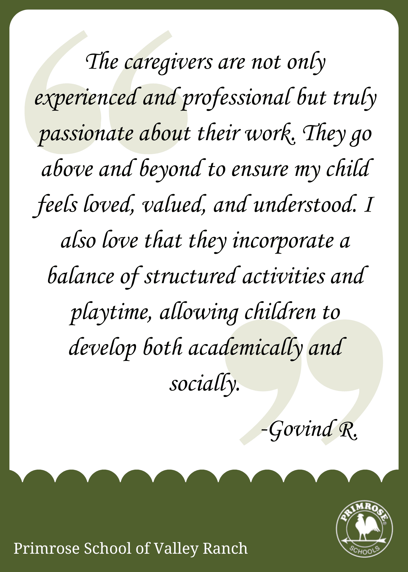 Partent Testimonial