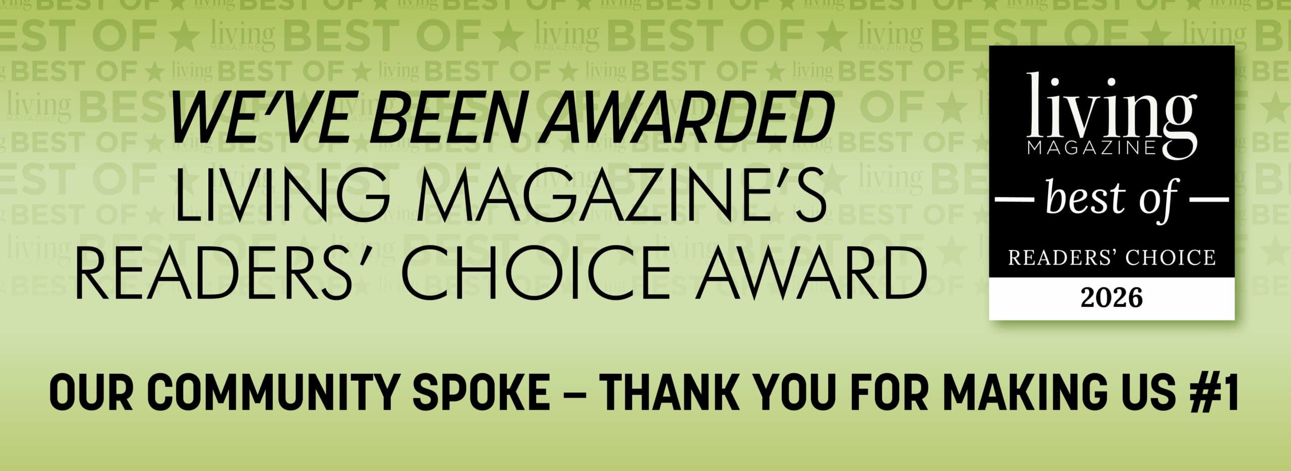 Primrose School 2026 Living Magazine Best of Readers’ Choice Award winner