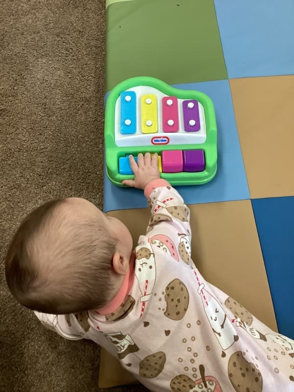 happy playing safe baby led fun caring nurture