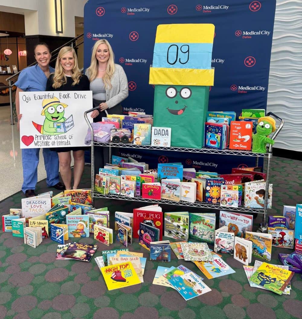 book drive, giving back, children hospital