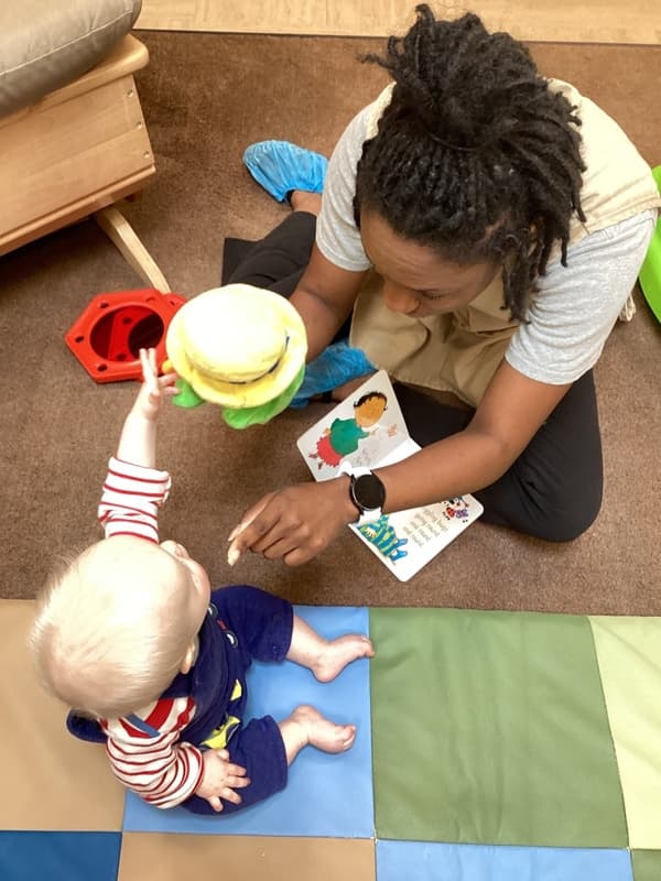 infant reading