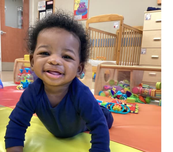 infant smile