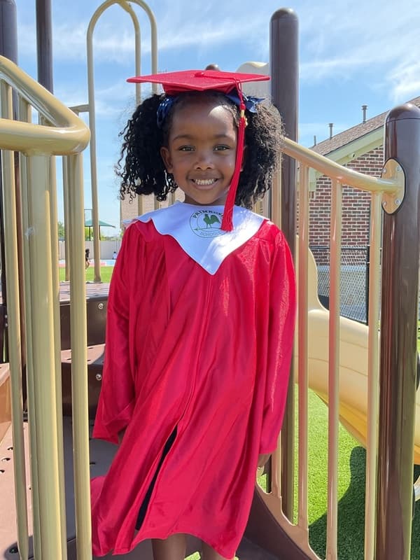 student graduating