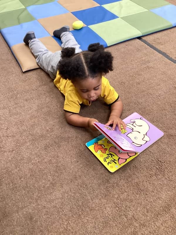 toddler reading