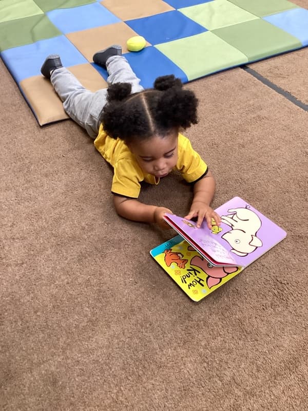 toddler reading