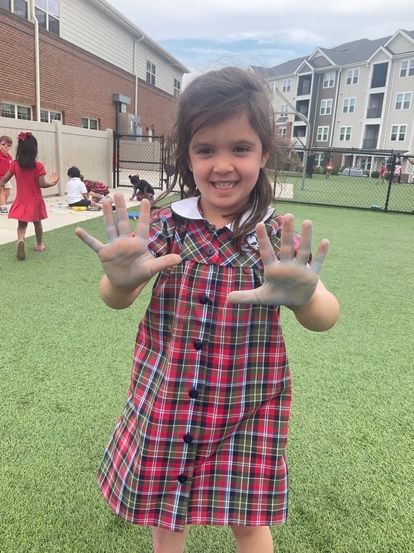 Chalk Art in PreK2!