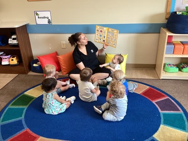 happy playing safe baby led fun caring nurture