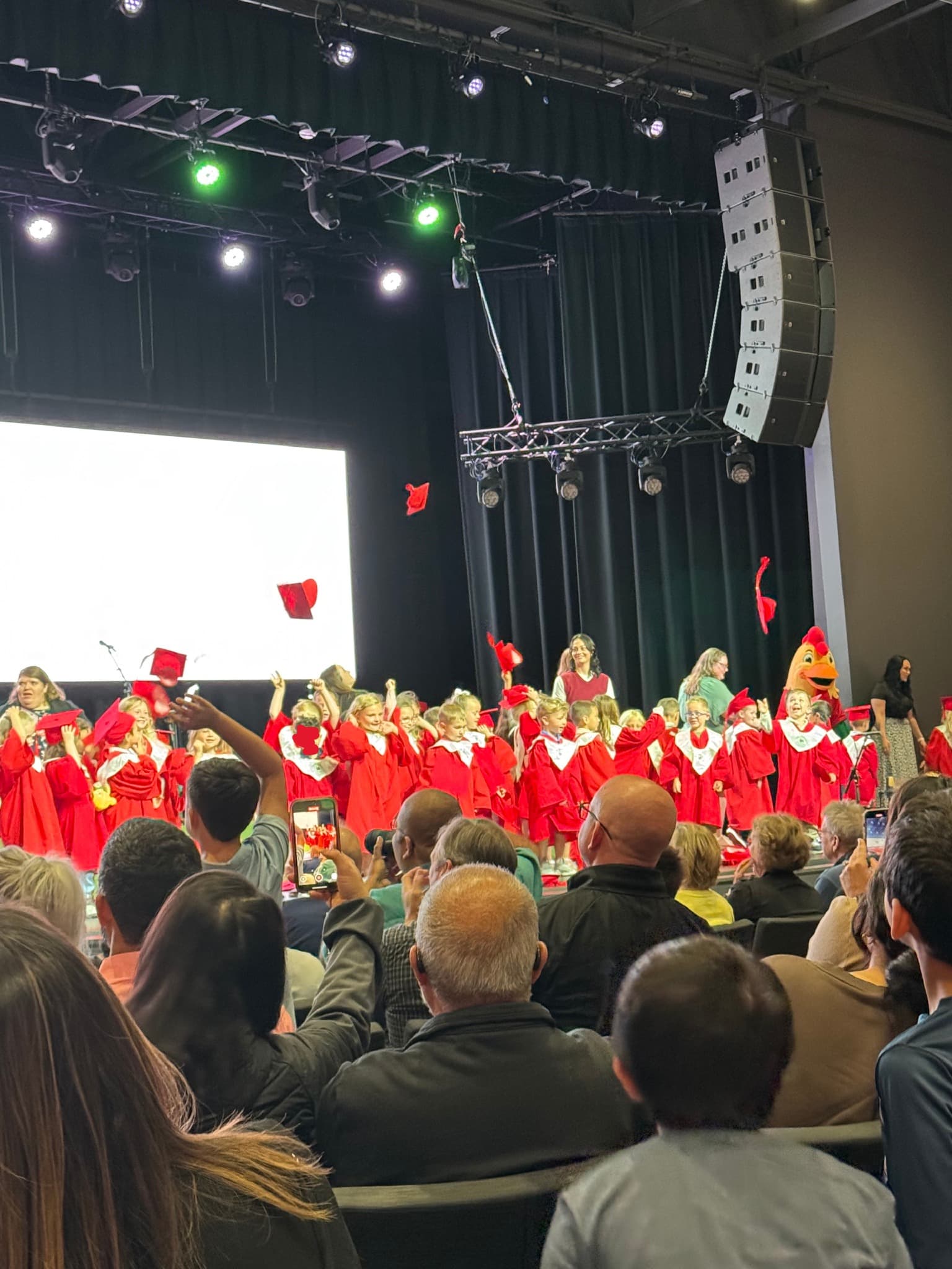 Students graduated in May at Love Church.