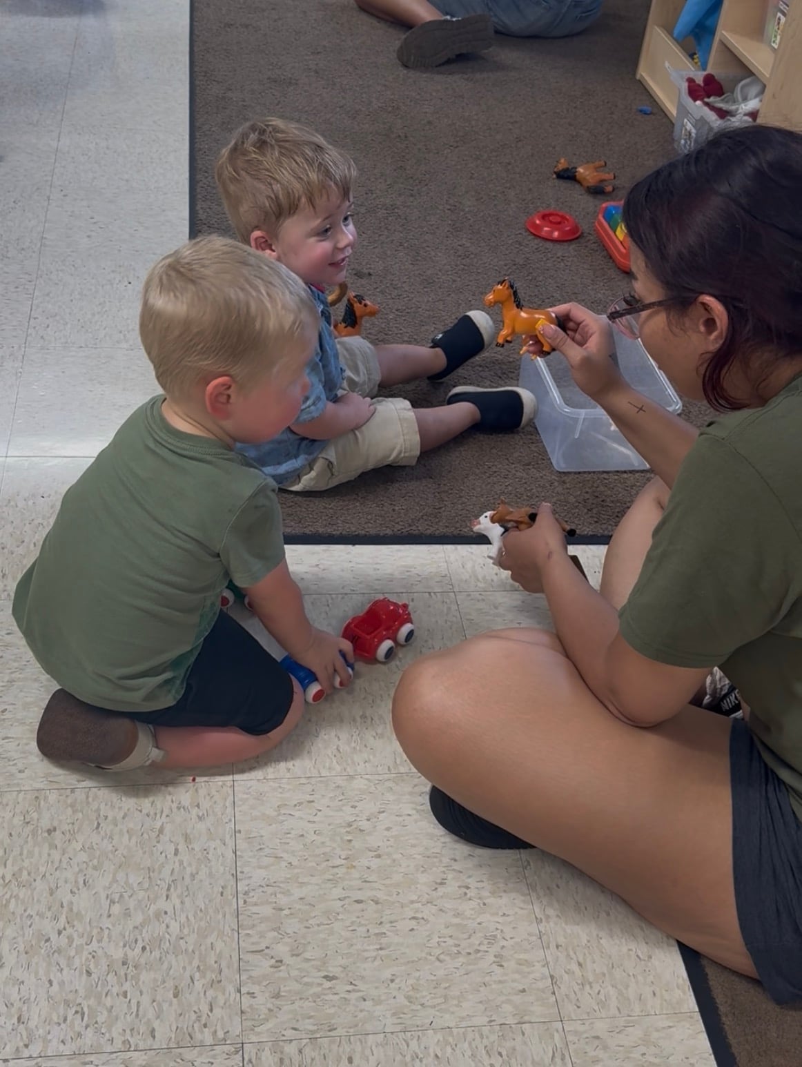 Two-year-old classroom activities at Primrose School of Four Points, serving Riverplace and Canyon Creek families