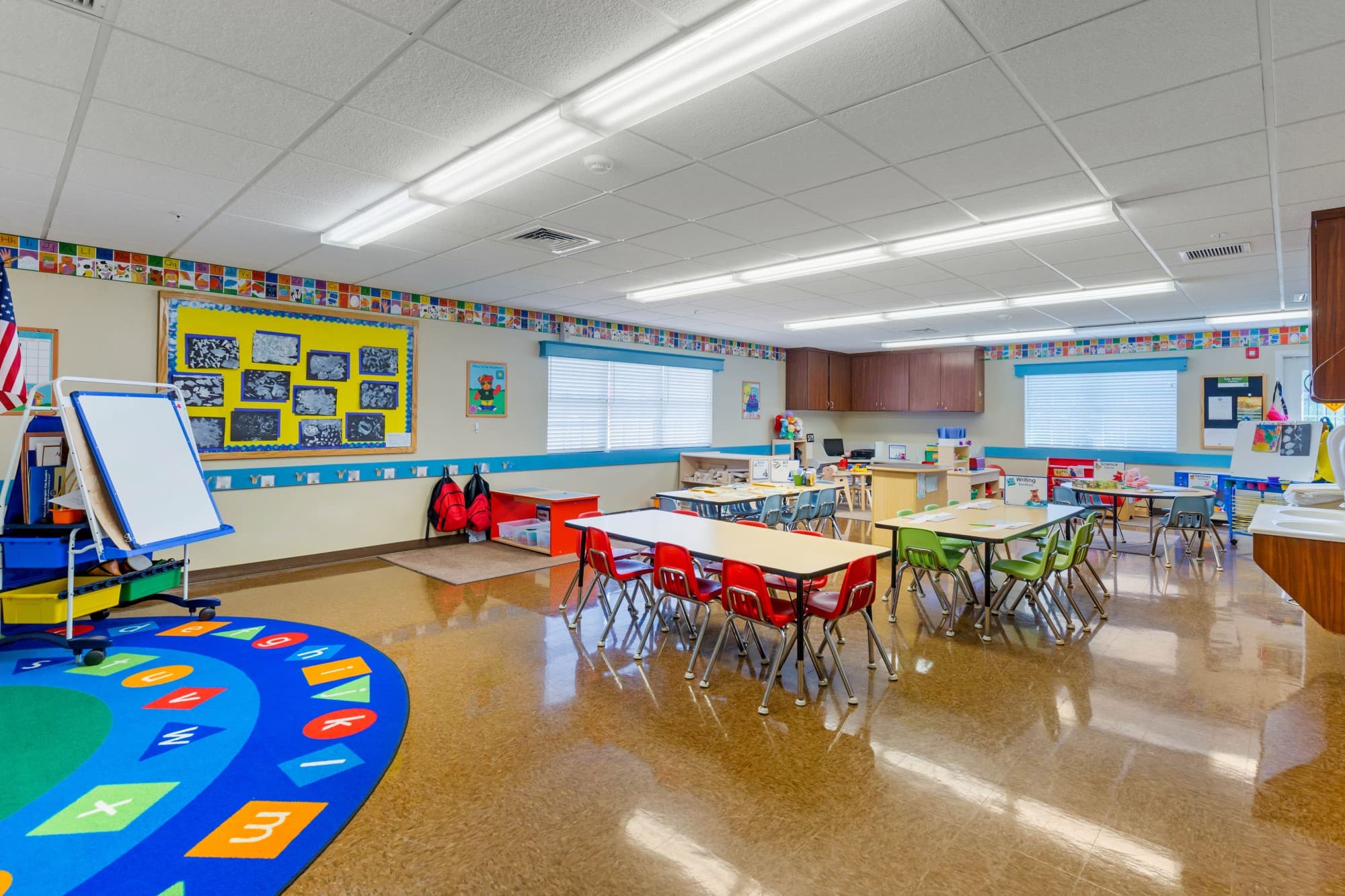 Kindergarten classroom at Primrose School of Ashburn at Broadlands