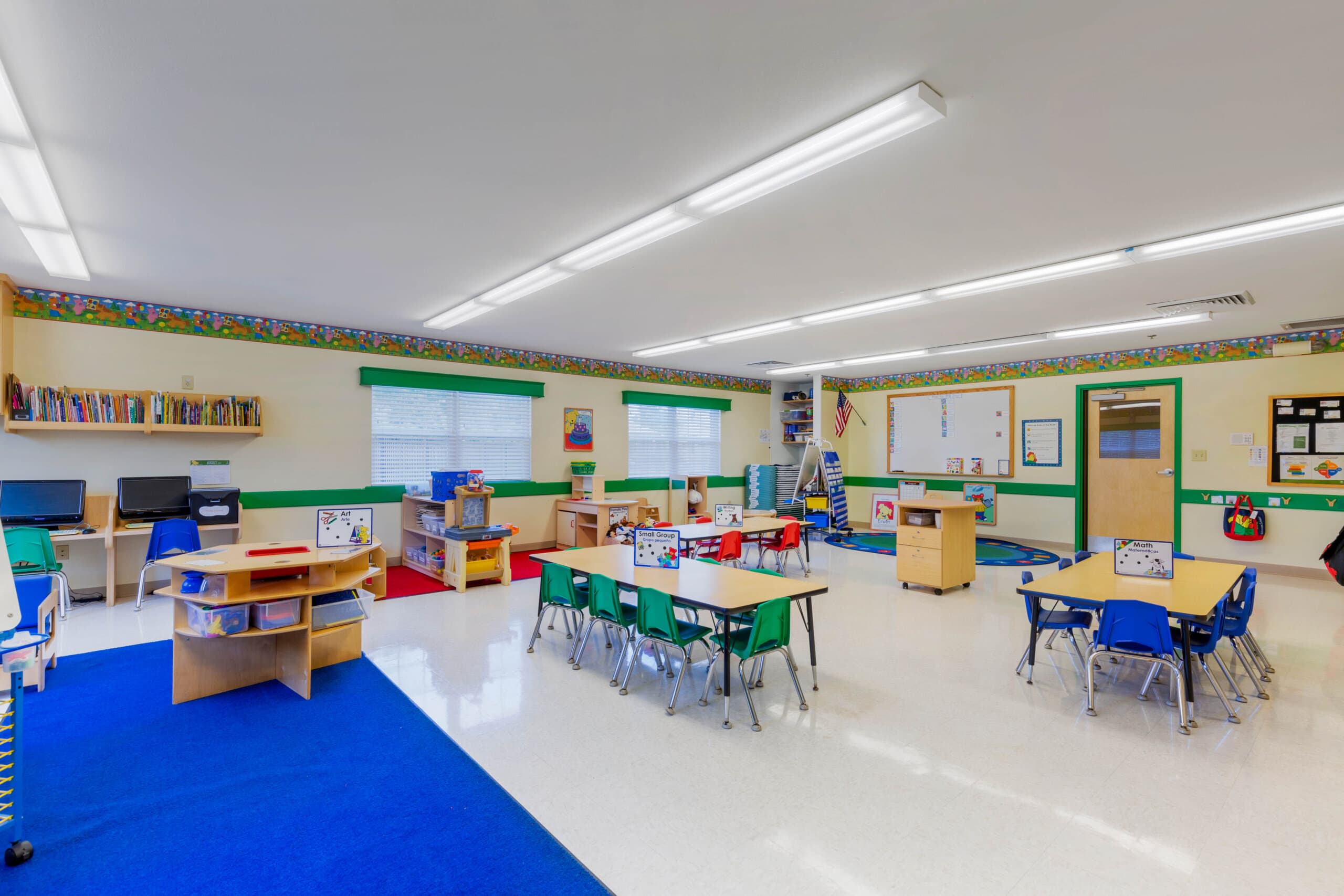 Preschool classroom at Primrose in Ashburn, VA