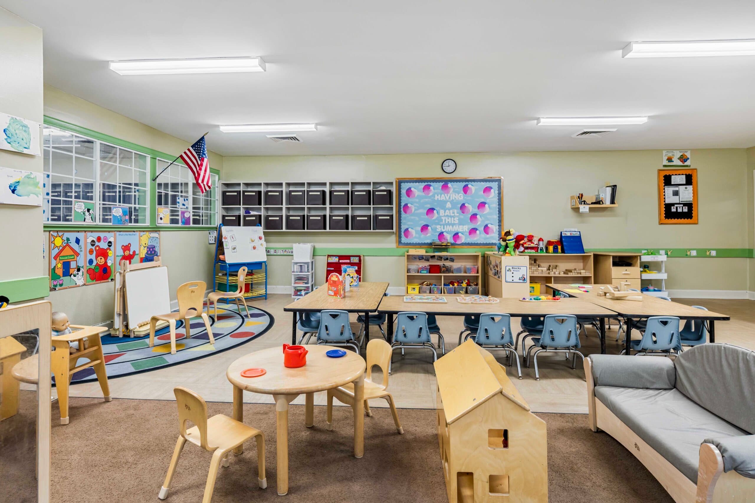 preschool classroom at Primrose School of Cary