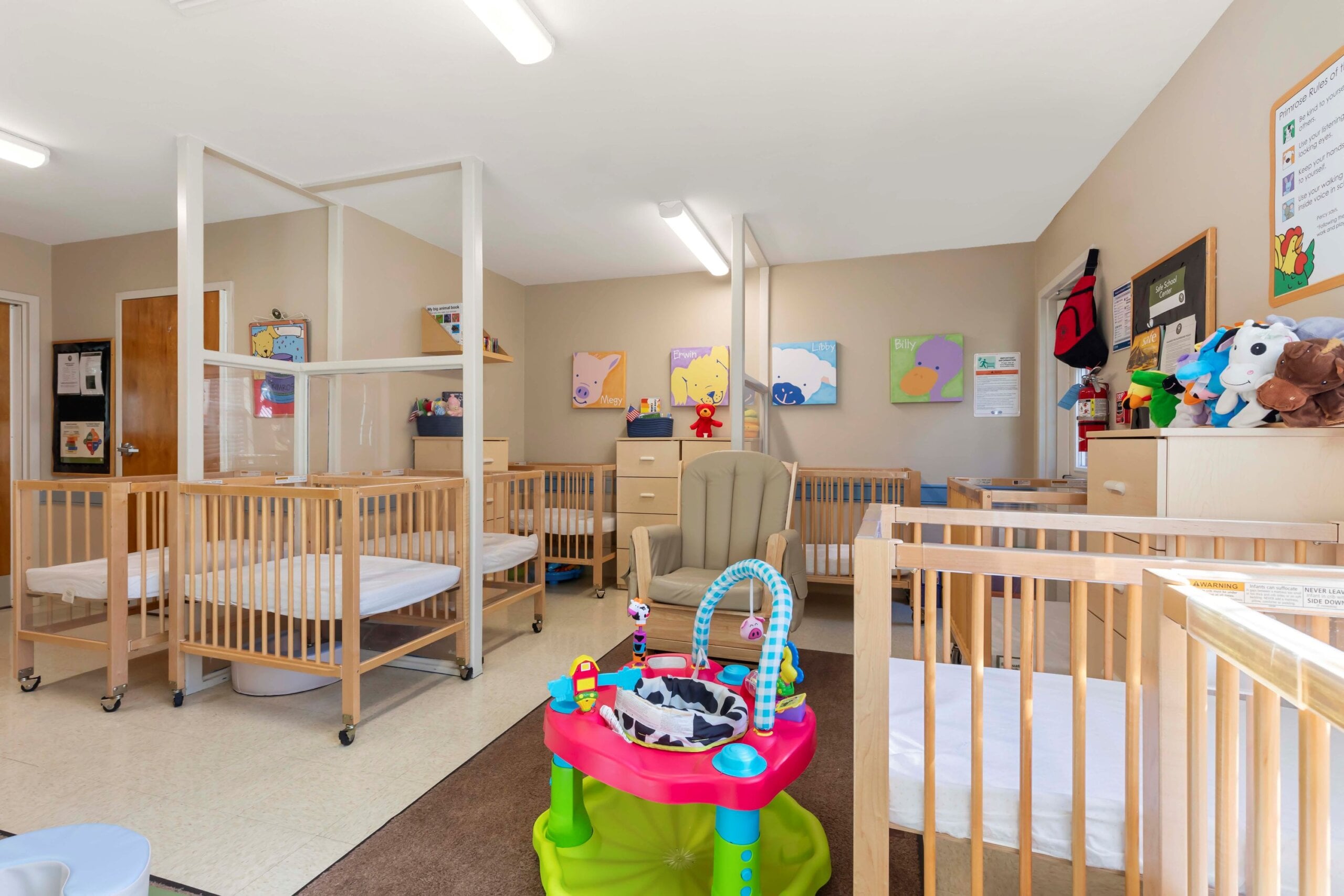 Daycare room at Primrose School of El Dorado