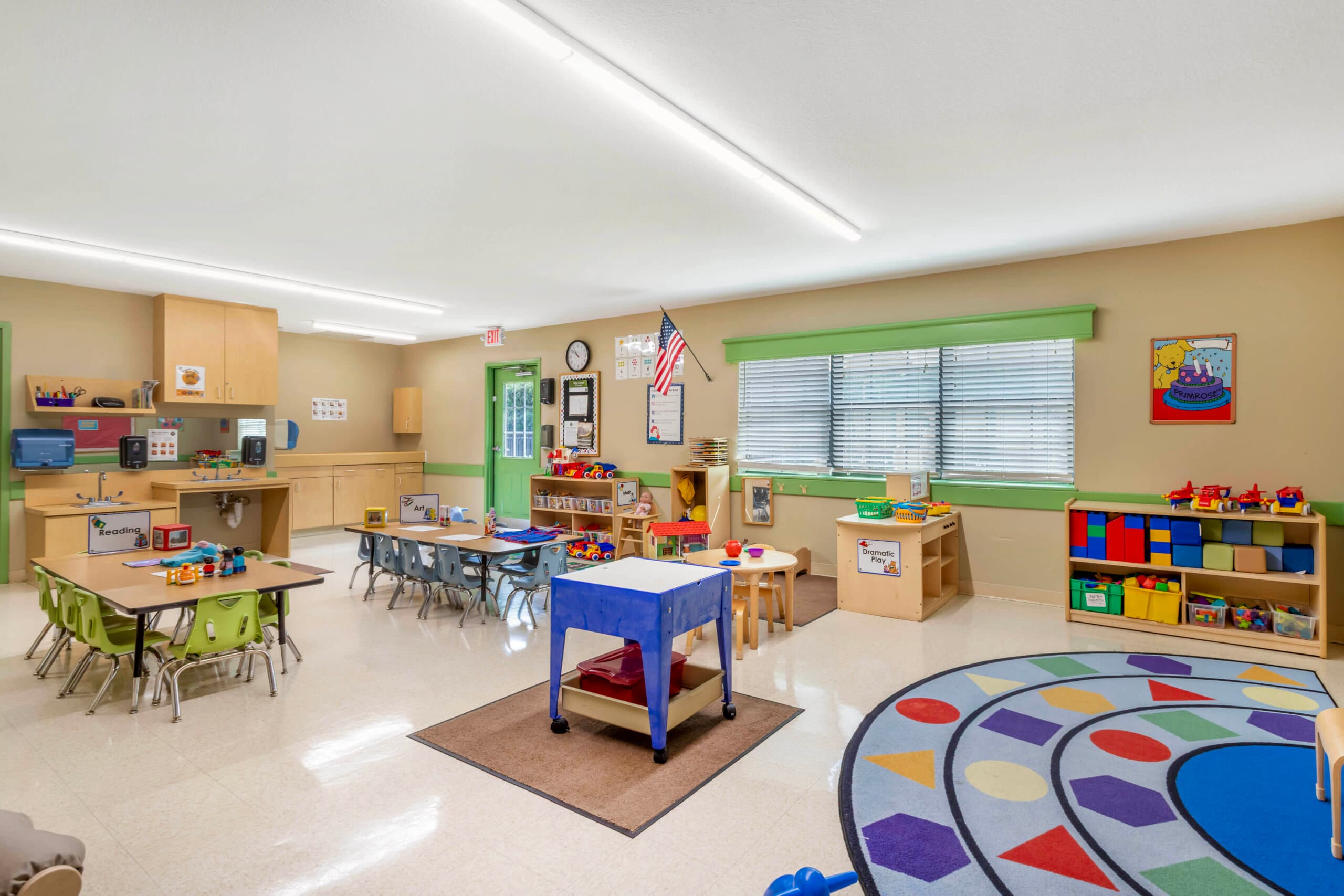 preschool classroom at Primrose School of Fall Creek