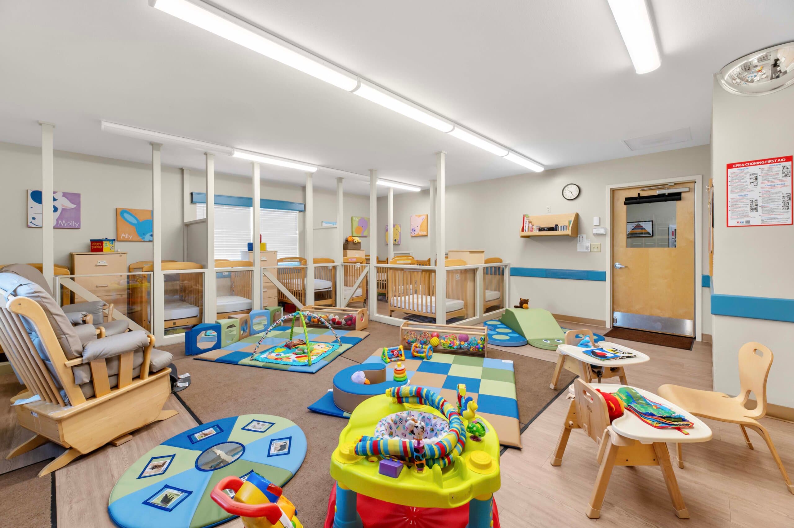 daycare class for infants at Primrose School of Overland Park