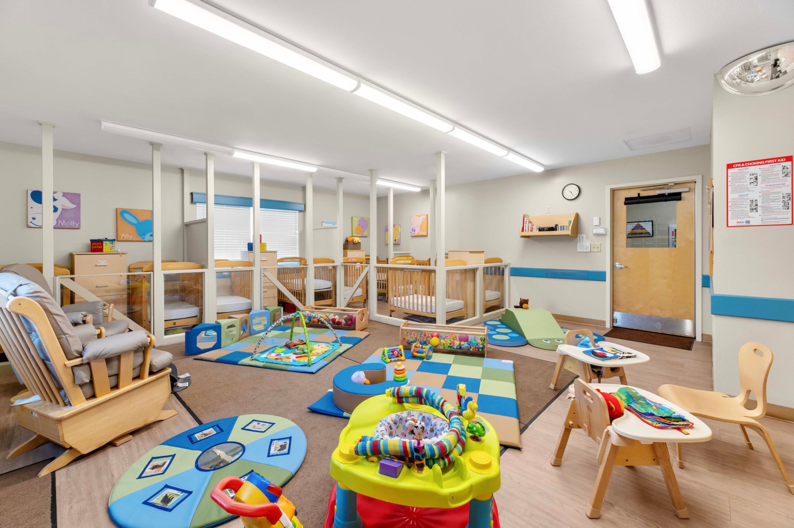 daycare class for infants at Primrose School of Overland Park